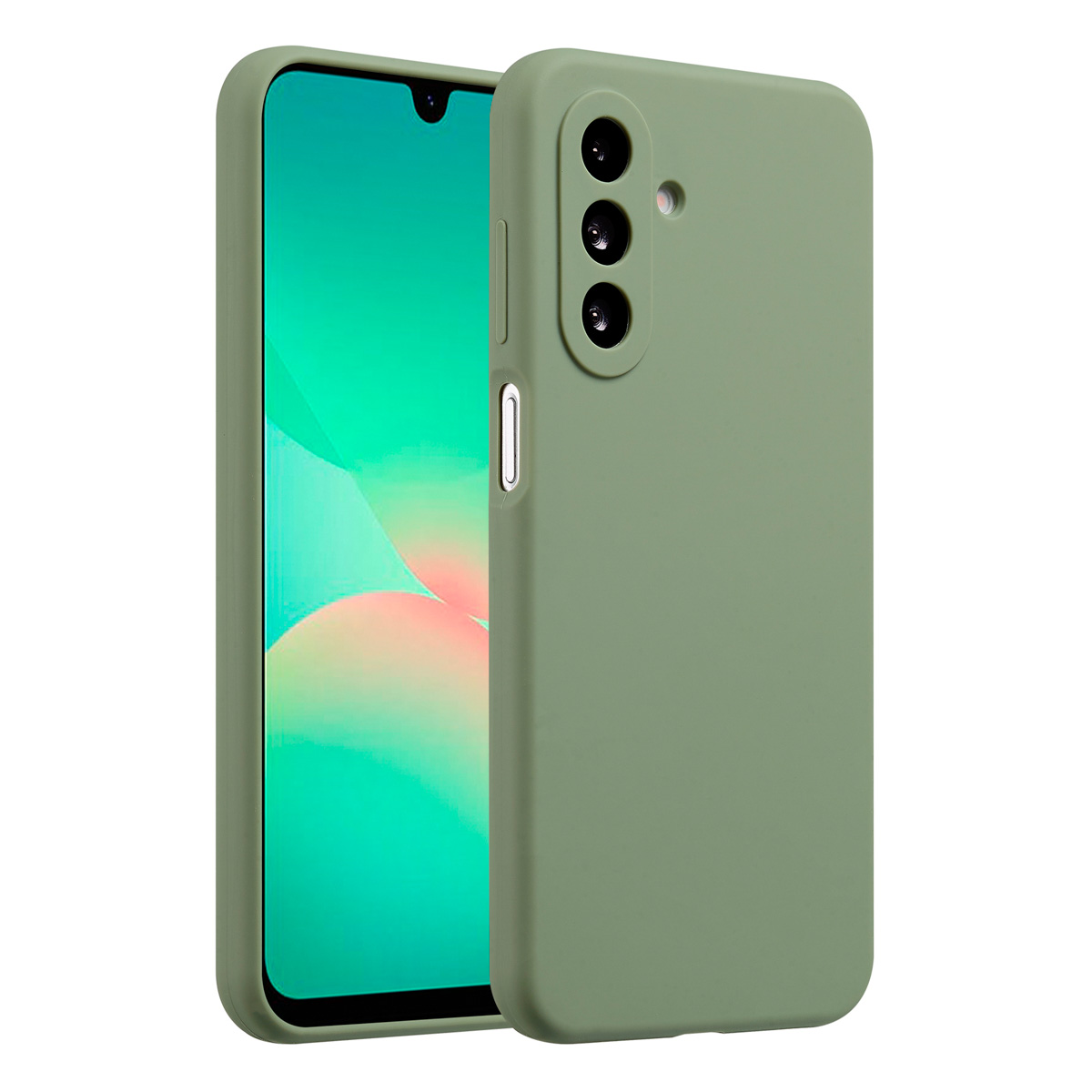 Accezz Liquid Silicone Backcover Samsung Galaxy A26 - Groen - Afbeelding 3