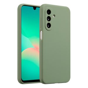 Accezz Liquid Silicone Backcover Samsung Galaxy A26 - Groen