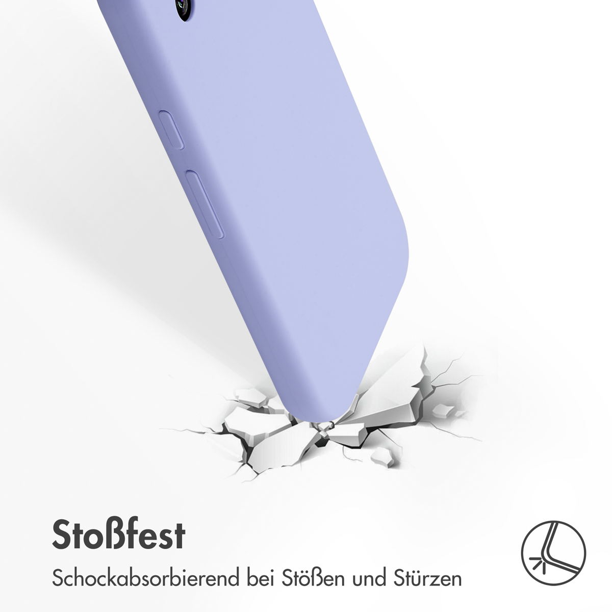 Accezz Liquid Silicone Backcover Google Pixel 9A - Paars - Afbeelding 8