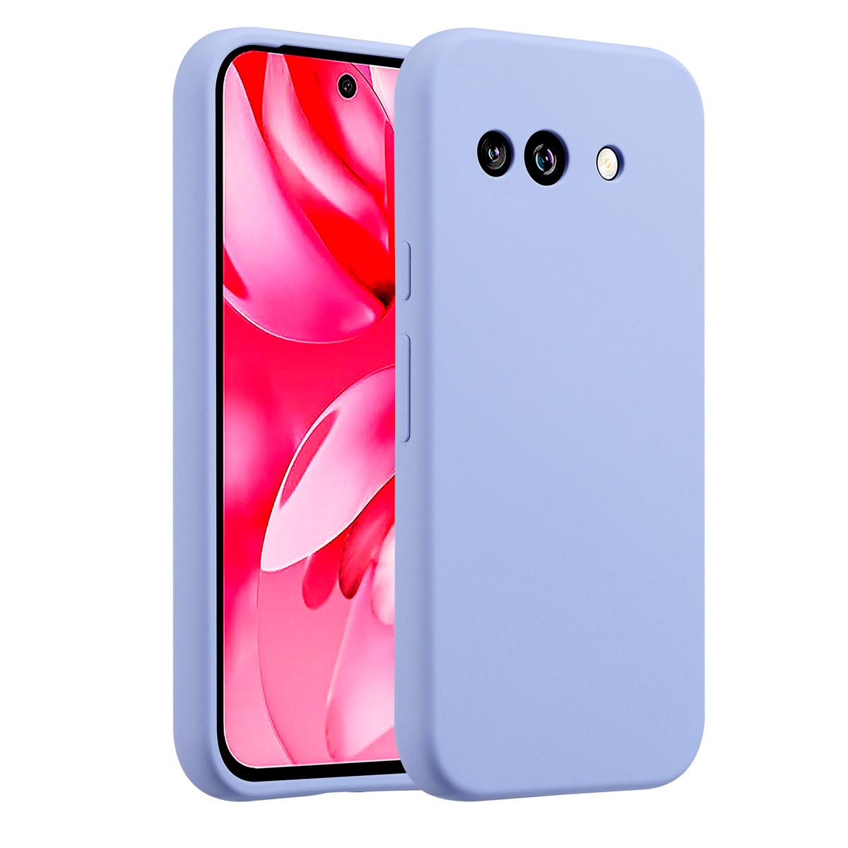 Accezz Liquid Silicone Backcover Google Pixel 9A – Paars