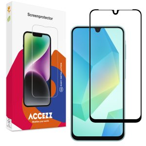 Accezz Gehard Glas Full Cover Screenprotector Samsung Galaxy A16 / A17 / A26