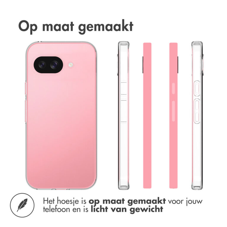 Accezz Clear Backcover Google Pixel 9a - Transparant - Afbeelding 3