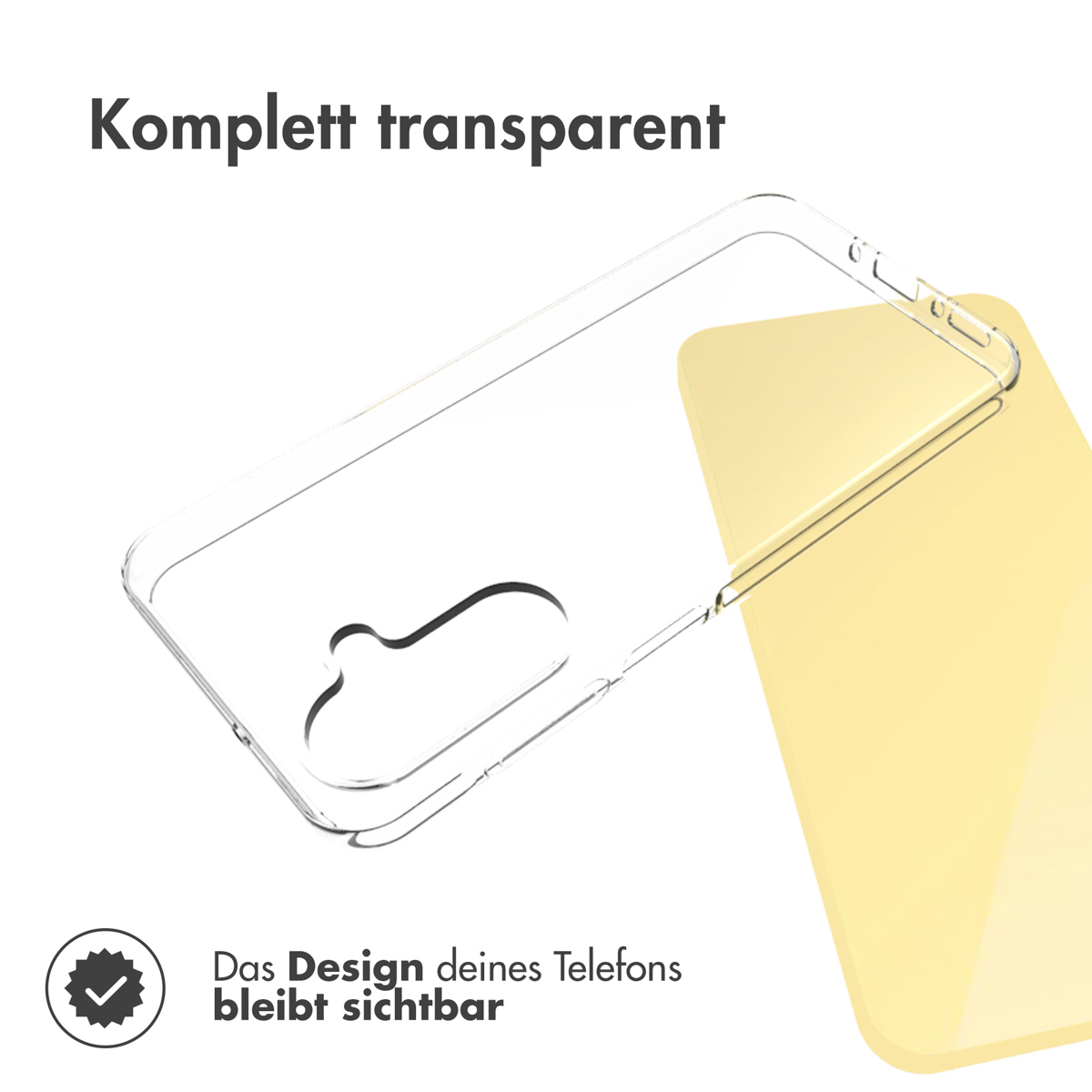 Accezz Clear Backcover Samsung Galaxy A26 - Transparant - Afbeelding 4