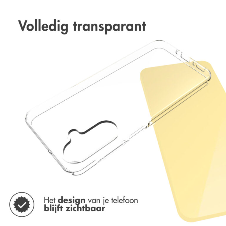 Accezz Clear Backcover Samsung Galaxy A26 - Transparant - Afbeelding 5
