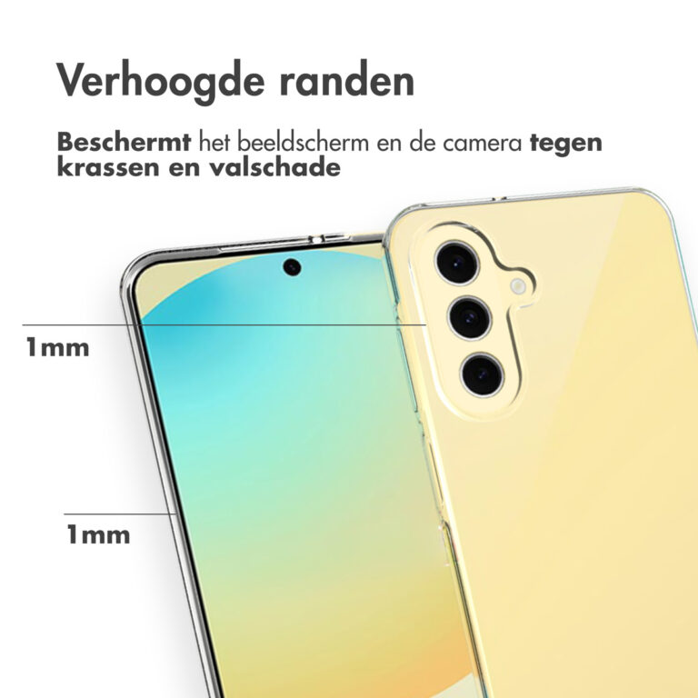 Accezz Clear Backcover Samsung Galaxy A26 - Transparant - Afbeelding 4