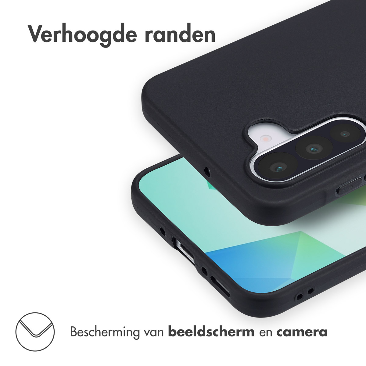 Accezz Color Backcover Samsung Galaxy A26 - Zwart - Afbeelding 5