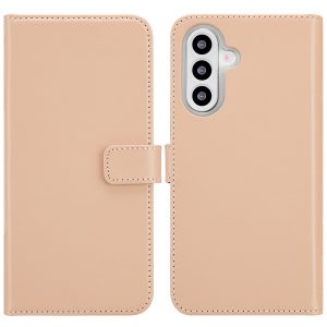 Selencia Echt Leren Bookcase Samsung Galaxy A26 - Dusty Pink