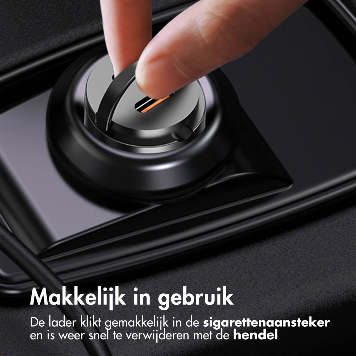 Accezz Autolader | Snellader met 2 poorten - 2x USB-C 65 watt - Afbeelding 10