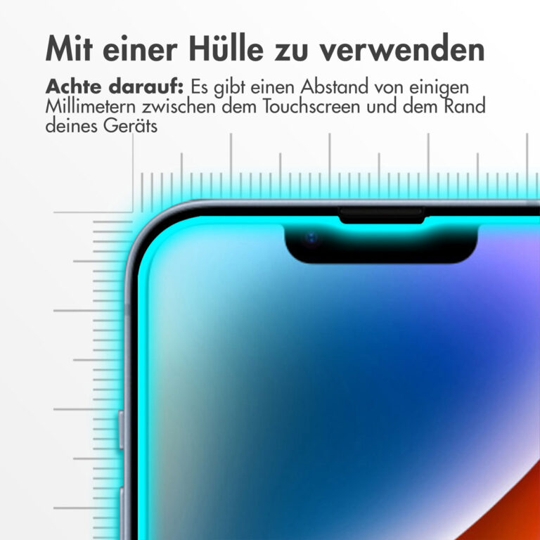 Accezz Gehard Glas Screenprotector 2-pack Apple iPhone 13 / 13 Pro / 14 / 16e - Afbeelding 9