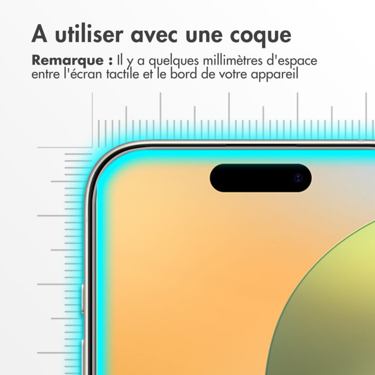 Accezz Gehard Glas Screenprotector 2-pack Apple iPhone 16 Pro - Afbeelding 9