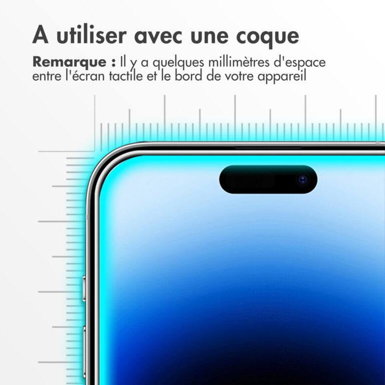 Accezz Gehard Glas Screenprotector 2-pack Apple iPhone 15 / 15 Pro / 16 - Afbeelding 9