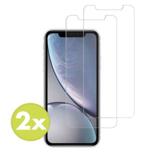 Accezz Gehard Glas Screenprotector 2-pack Apple iPhone 12 (Pro) / 11 / XR