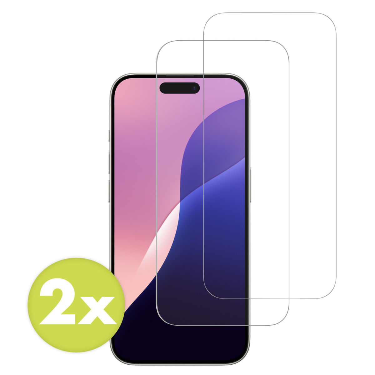 Accezz Gehard Glas Screenprotector 2-pack Apple iPhone 16 Pro Max / 17 Pro Max