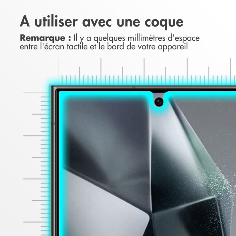 Accezz Gehard Glas Screenprotector 2-pack Samsung Galaxy S24 Ultra - Afbeelding 9