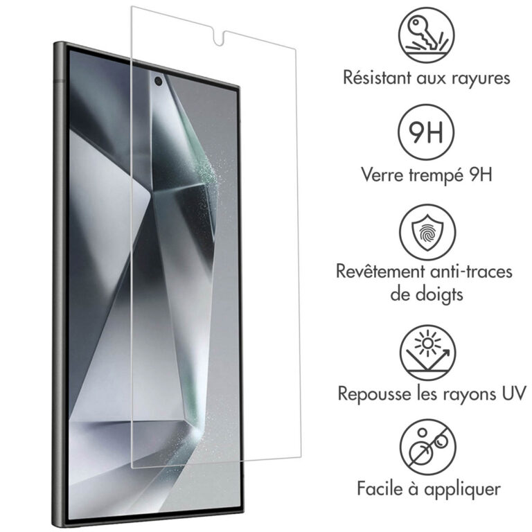 Accezz Gehard Glas Screenprotector 2-pack Samsung Galaxy S24 Ultra - Afbeelding 8