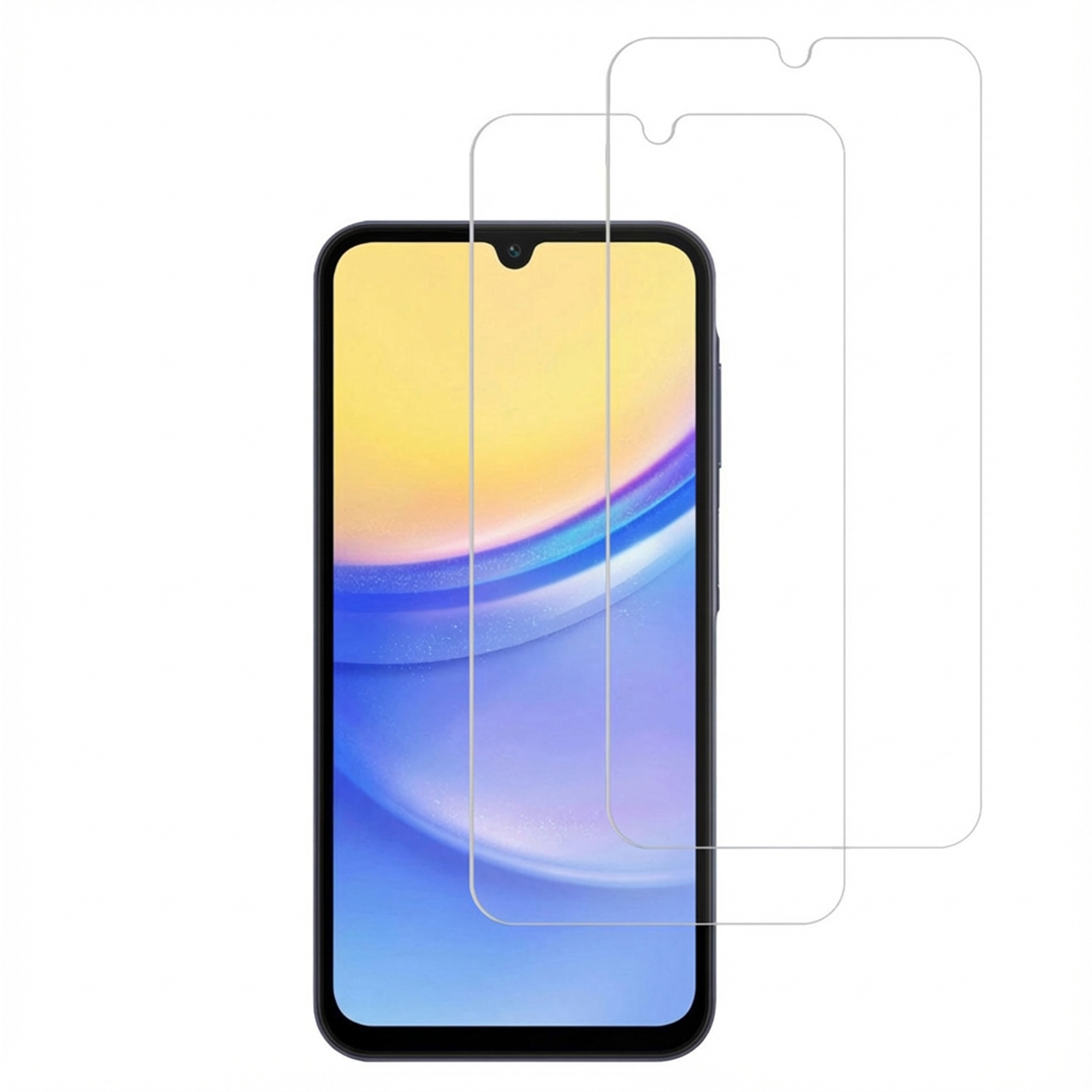 Accezz Gehard Glas Screenprotector 2-pack Samsung Galaxy A15 (5G/4G)
