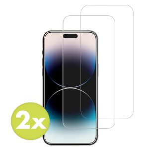 Accezz Gehard Glas Screenprotector 2-pack Apple iPhone 15 Plus / 15 Pro Max / 16 Plus