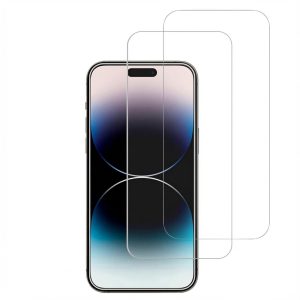 Accezz Gehard Glas Screenprotector 2-pack Apple iPhone 15 Plus / 15 Pro Max / 16 Plus