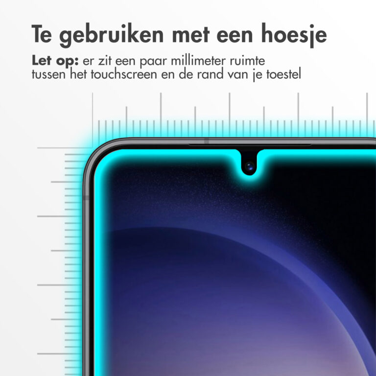 Accezz Gehard Glas Screenprotector 2-pack Samsung Galaxy S22 / S23 - Afbeelding 6