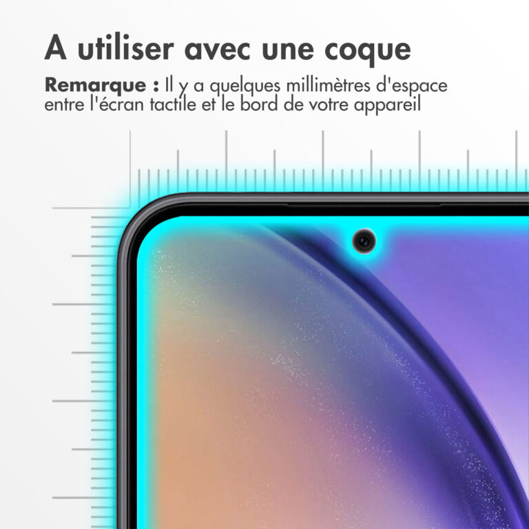 Accezz Gehard Glas Screenprotector 2-pack Samsung Galaxy A54 (5G) / S23 FE - Afbeelding 9