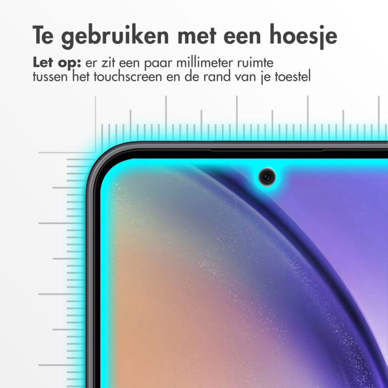 Accezz Gehard Glas Screenprotector 2-pack Samsung Galaxy A54 (5G) / S23 FE - Afbeelding 6