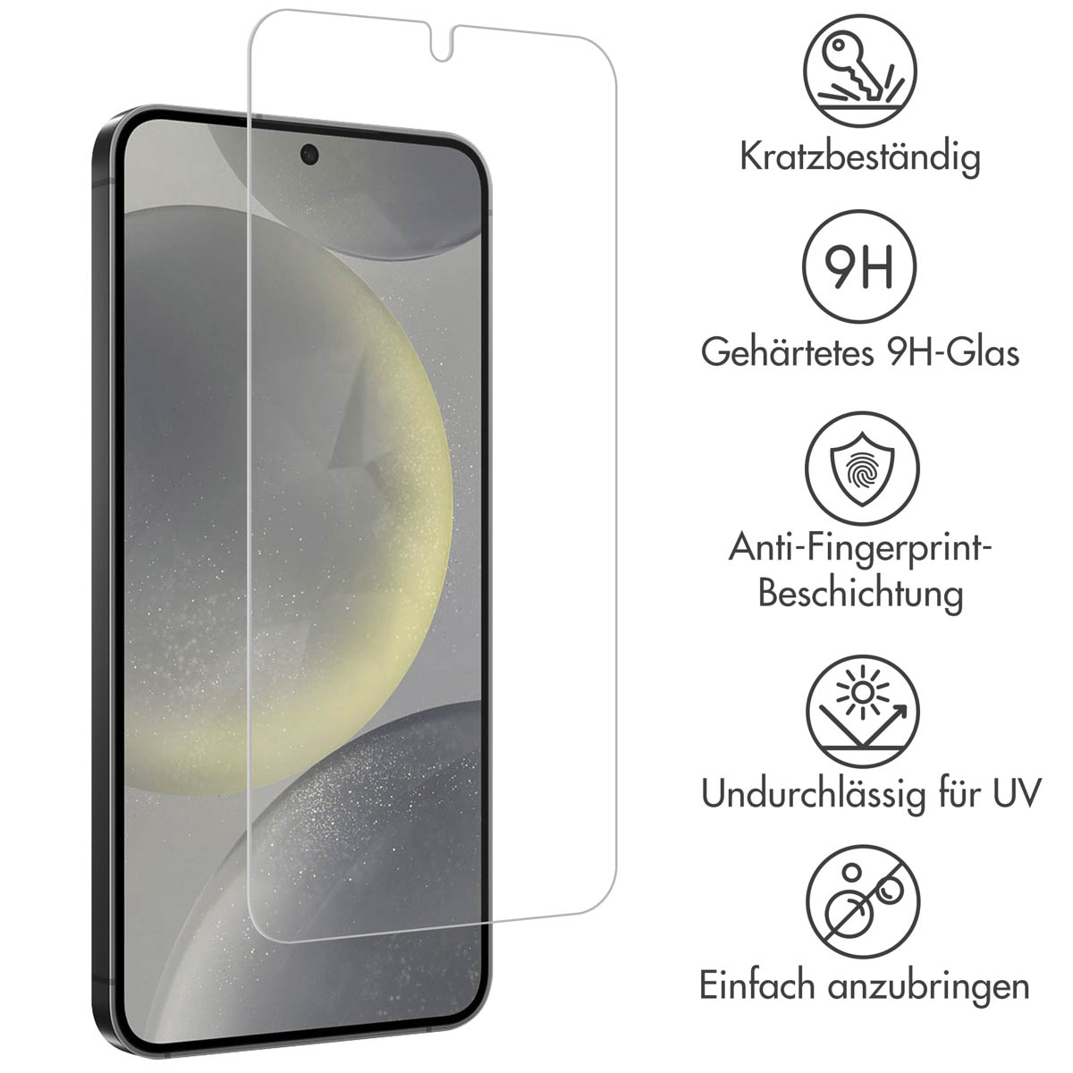 Accezz Gehard Glas Screenprotector 2-pack Samsung Galaxy S24 / S25 - Afbeelding 6