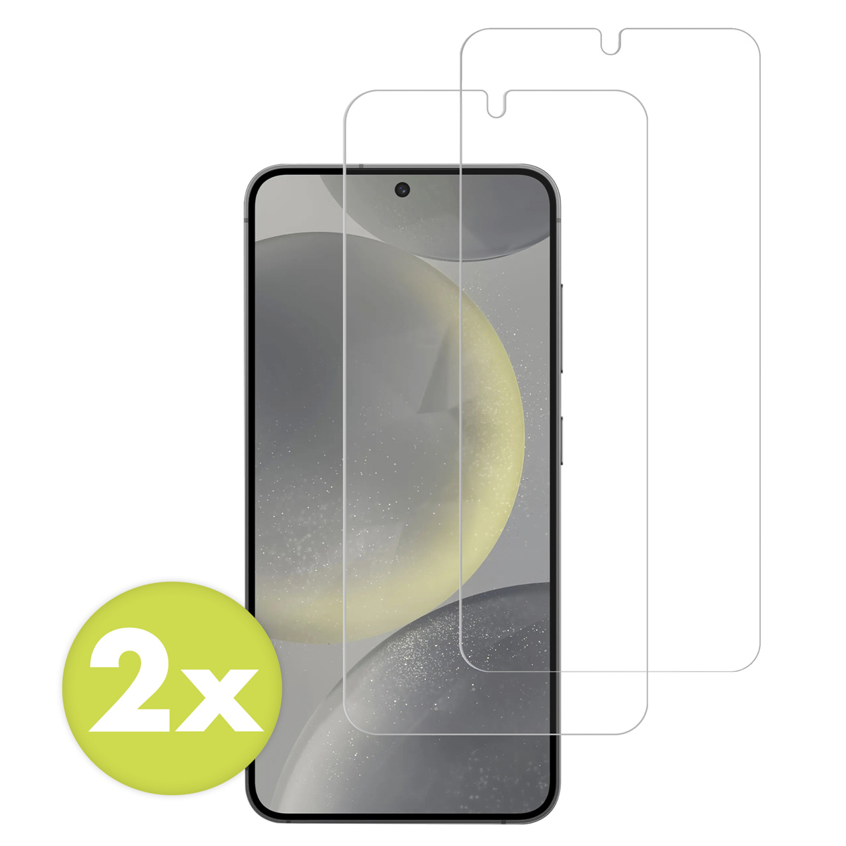 Accezz Gehard Glas Screenprotector 2-pack Samsung Galaxy S24 / S25 - Afbeelding 2