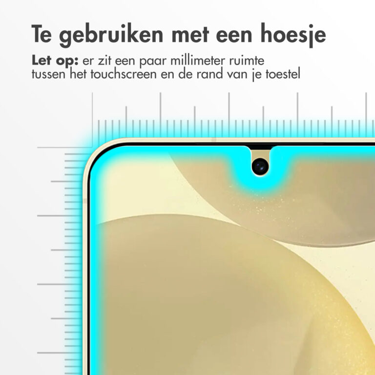 Accezz Gehard Glas Screenprotector 2-pack Samsung Galaxy S24 / S25 Plus - Afbeelding 6