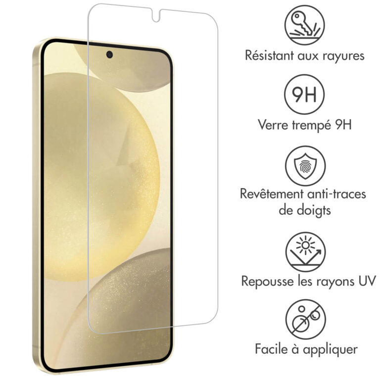 Accezz Gehard Glas Screenprotector 2-pack Samsung Galaxy S24 / S25 Plus - Afbeelding 8