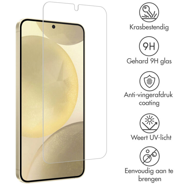 Accezz Gehard Glas Screenprotector 2-pack Samsung Galaxy S24 / S25 Plus - Afbeelding 5