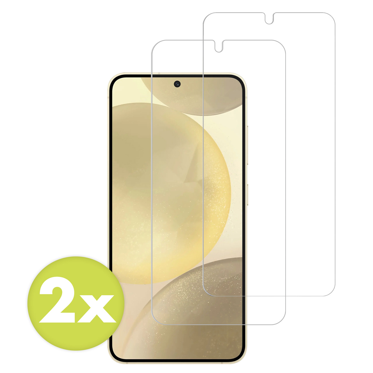 Accezz Gehard Glas Screenprotector 2-pack Samsung Galaxy S24 Plus / S25 Plus - Afbeelding 3