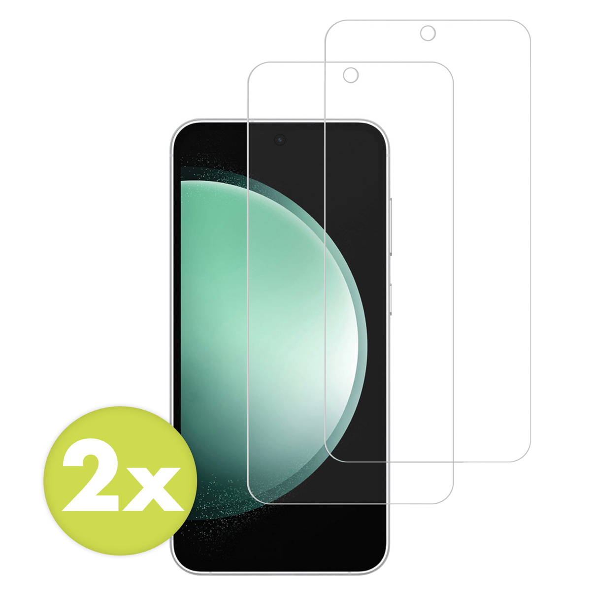 Accezz Gehard Glas Screenprotector 2-pack Samsung Galaxy S24 FE / A36 / A56 - Afbeelding 2