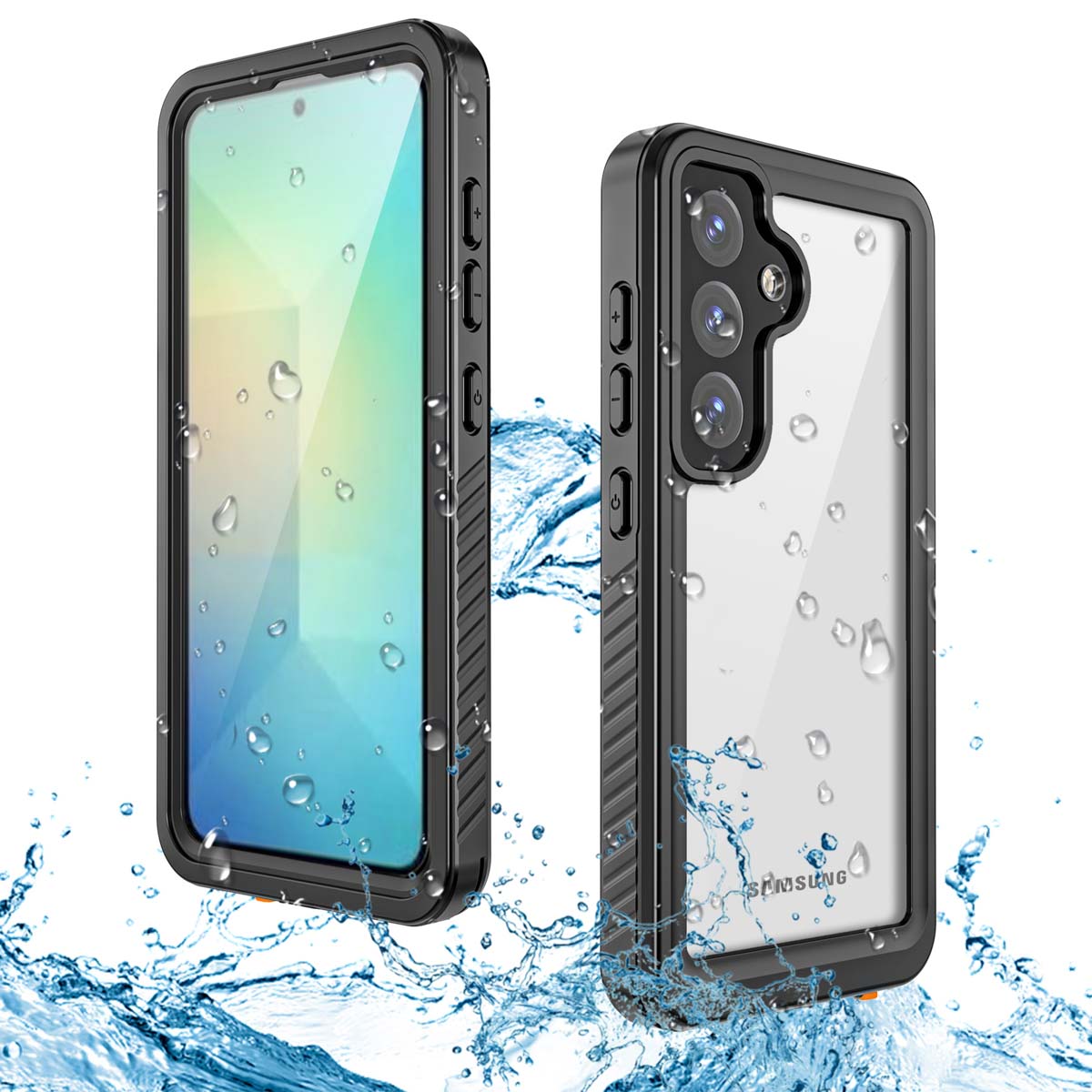 Redpepper Dot Plus Waterproof Backcover Samsung Galaxy S25 – Zwart