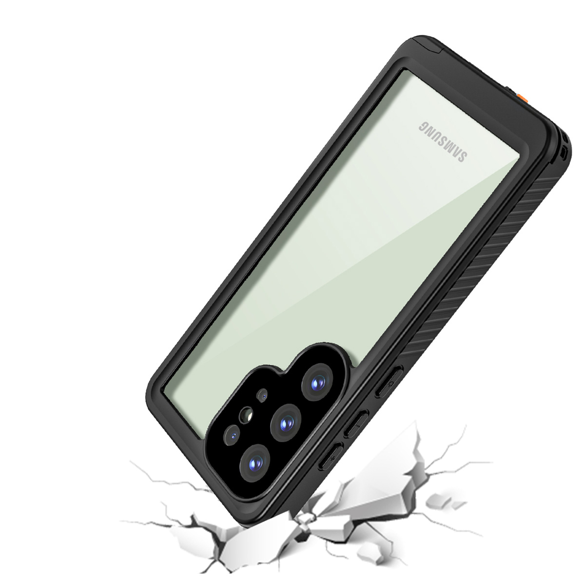 Redpepper Dot Plus Waterproof Backcover Samsung Galaxy S25 Ultra – Zwart