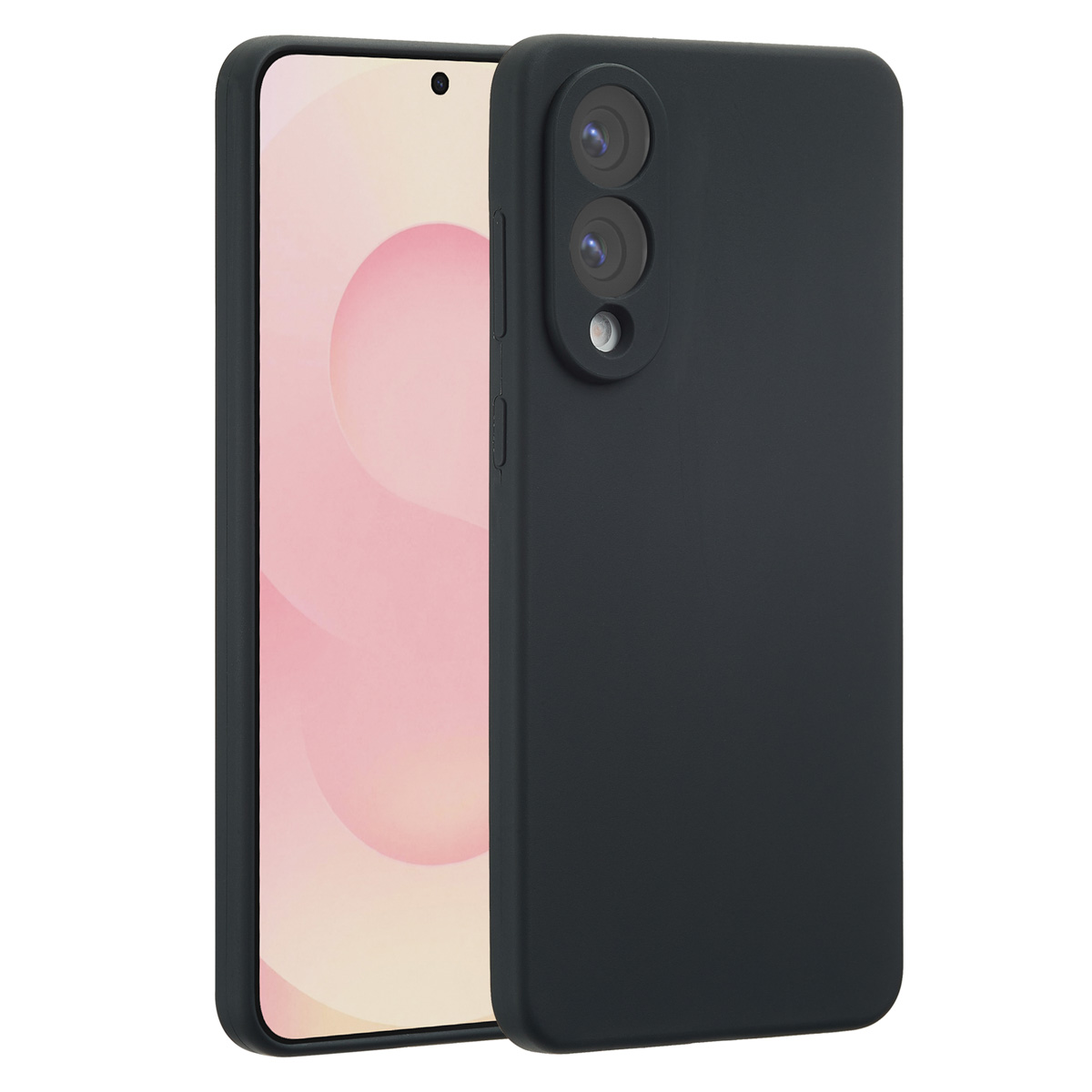 Accezz Liquid Silicone Backcover met MagSafe Samsung Galaxy S25 Edge - Zwart - Afbeelding 4