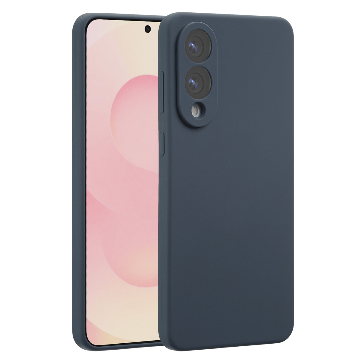 Accezz Liquid Silicone Backcover met MagSafe Samsung Galaxy S25 Edge - Donkerblauw - Afbeelding 7