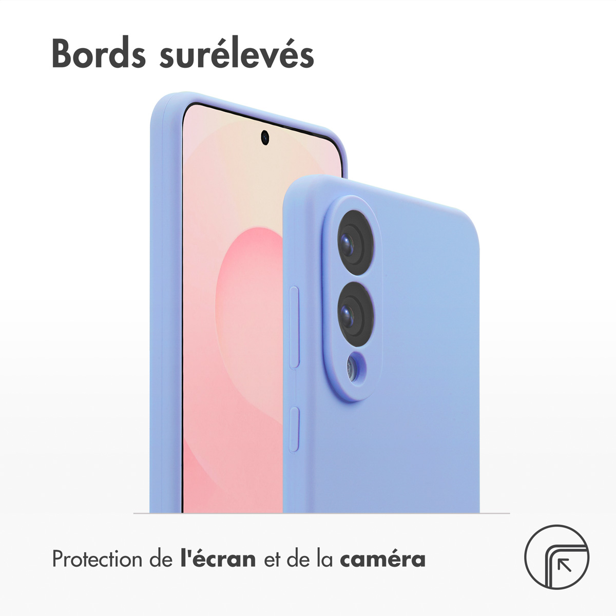 Accezz Liquid Silicone Backcover met MagSafe Samsung Galaxy S25 Edge - Paars - Afbeelding 6