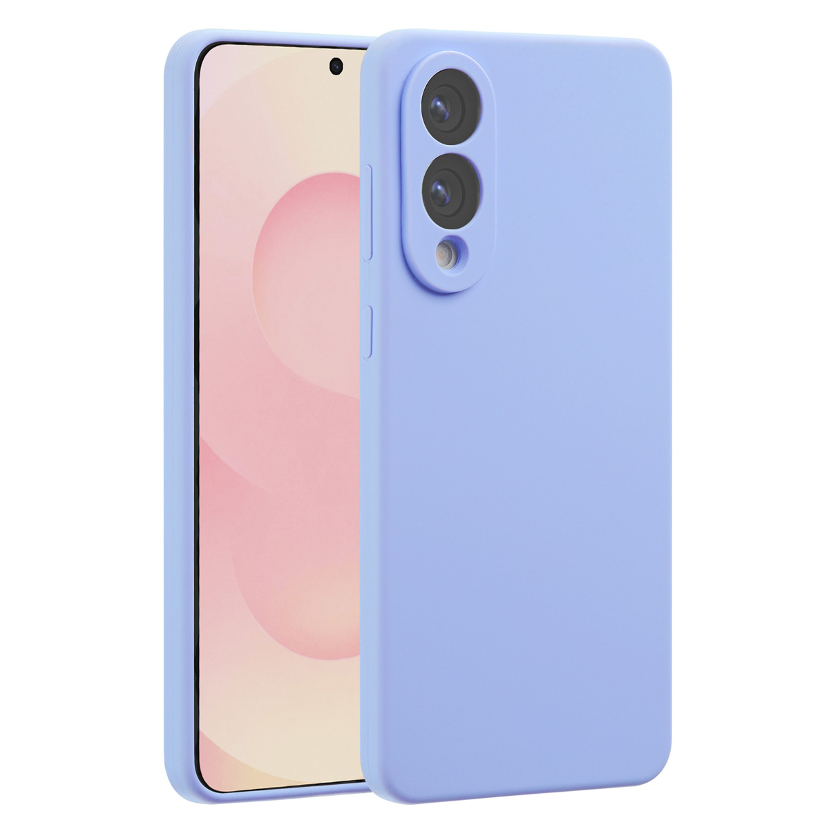 Accezz Liquid Silicone Backcover met MagSafe Samsung Galaxy S25 Edge - Paars - Afbeelding 4