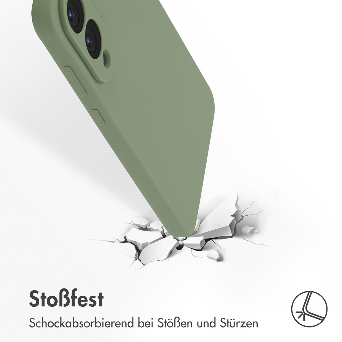 Accezz Liquid Silicone Backcover met MagSafe Samsung Galaxy S25 Edge - Cooper Green - Afbeelding 9