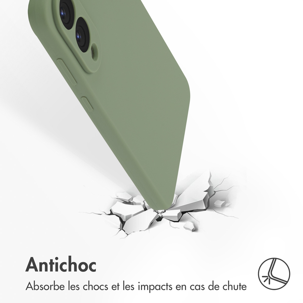 Accezz Liquid Silicone Backcover met MagSafe Samsung Galaxy S25 Edge - Cooper Green - Afbeelding 6