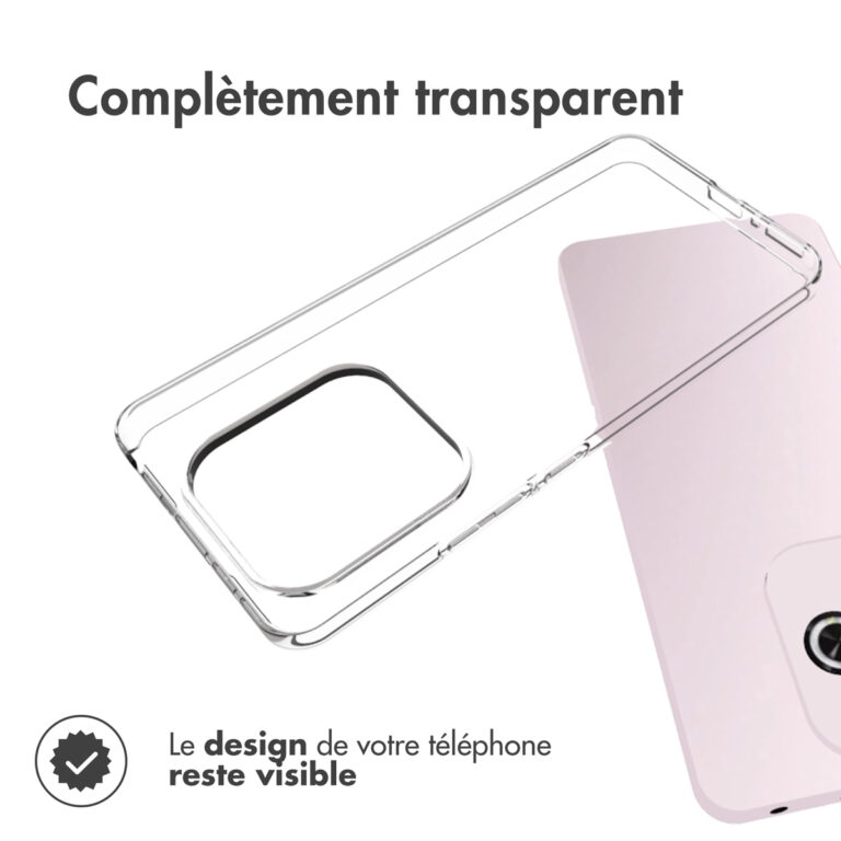 Accezz Clear Backcover Xiaomi Redmi Note 14 (5G) - Transparant - Afbeelding 9