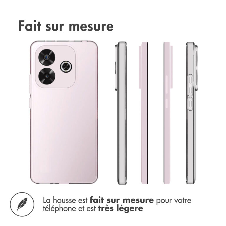 Accezz Clear Backcover Xiaomi Redmi Note 14 (5G) - Transparant - Afbeelding 7