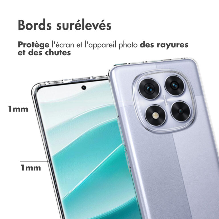Accezz Clear Backcover Xiaomi Redmi Note 14 Pro (5G) - Transparant - Afbeelding 8