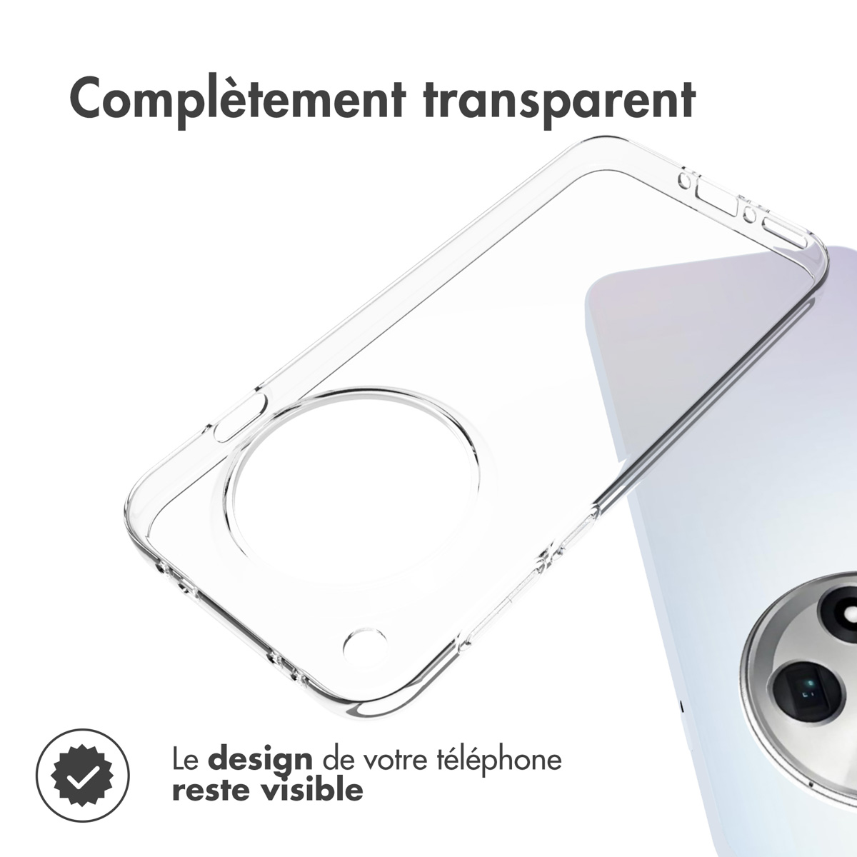 Accezz Clear Backcover Oppo Find X8 - Transparant - Afbeelding 5