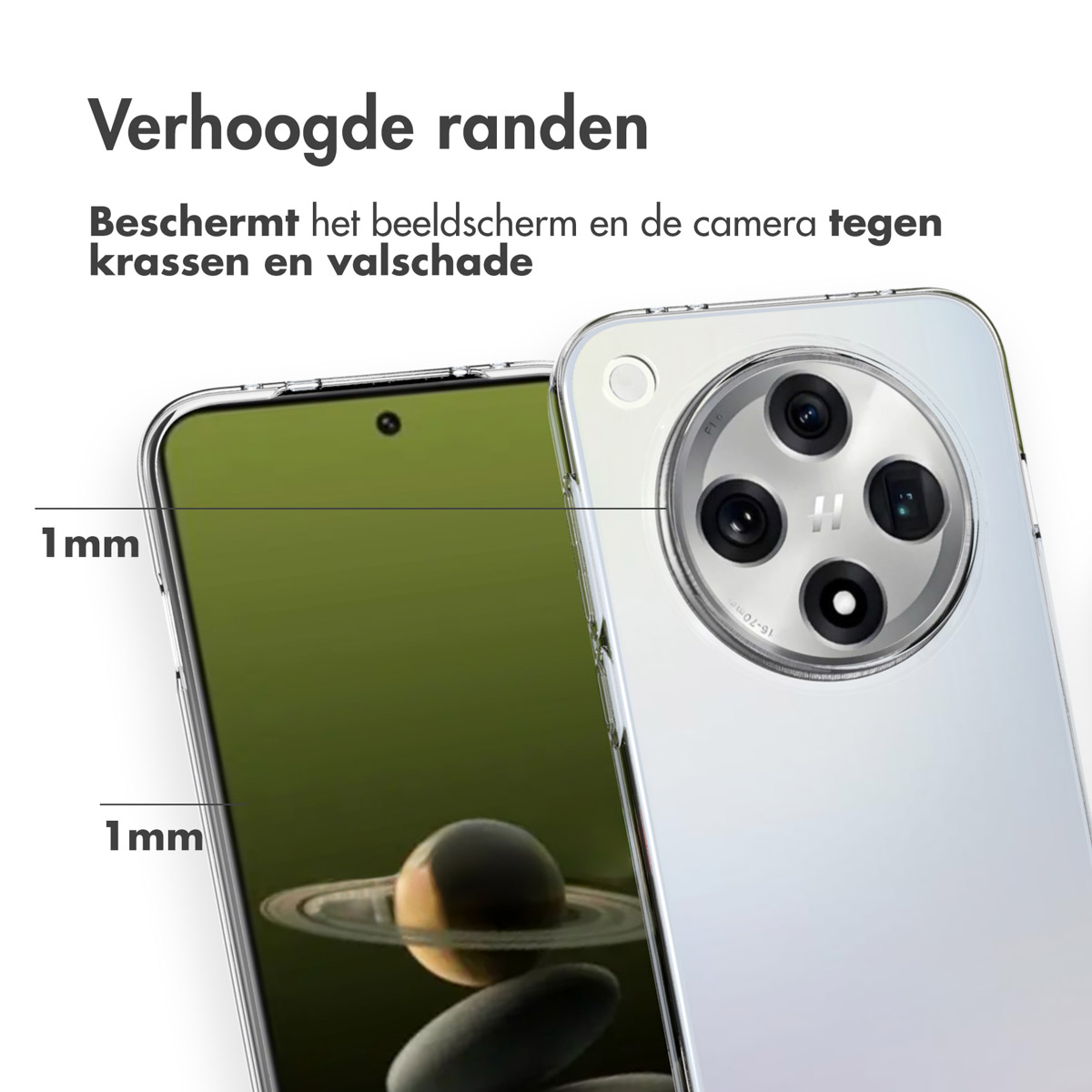 Accezz Clear Backcover Oppo Find X8 - Transparant - Afbeelding 9