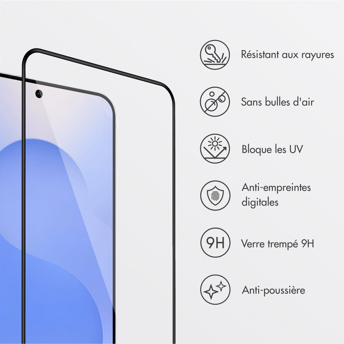 Accezz Gehard Glas Screenprotector + Applicator Samsung Galaxy S24 / S25 - Afbeelding 8