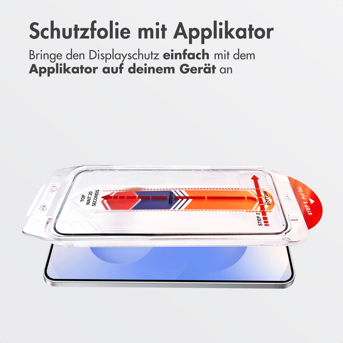 Accezz Gehard Glas Screenprotector + Applicator Samsung Galaxy S24 / S25 - Afbeelding 5