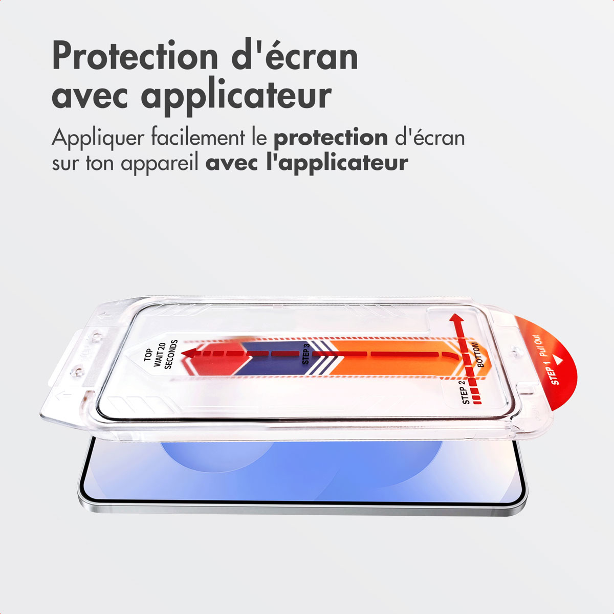 Accezz Gehard Glas Screenprotector + Applicator Samsung Galaxy S24 / S25 - Afbeelding 4
