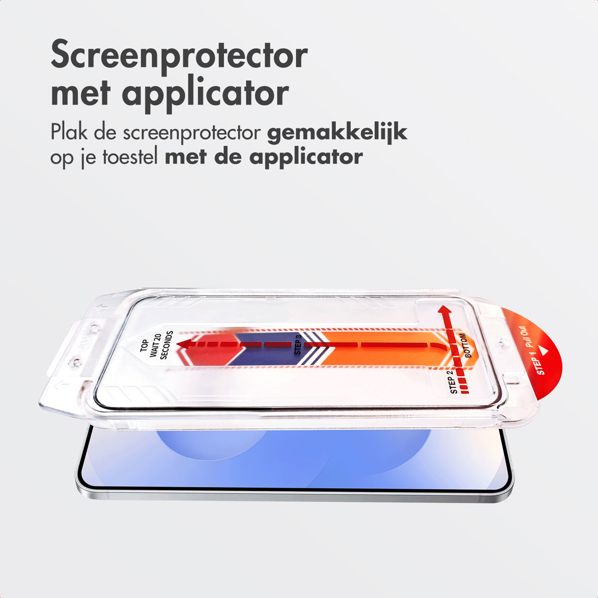 Accezz Gehard Glas Screenprotector + Applicator Samsung Galaxy S24 / S25 - Afbeelding 6