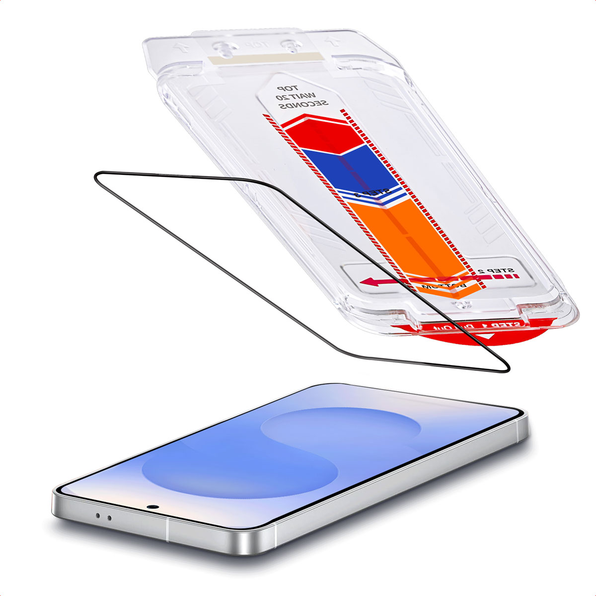 Accezz Gehard Glas Screenprotector + Applicator Samsung Galaxy S24 / S25 - Afbeelding 3